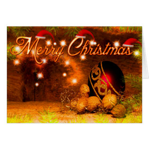 Red Gold & Green Decorative Balls heiraten Weihnac