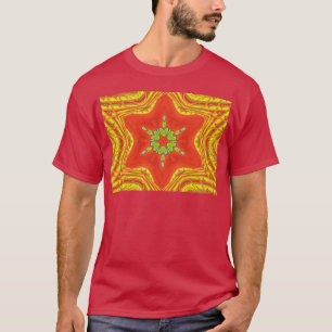 Red Gold Green Mandala Kunstdruckerei T-Shirt