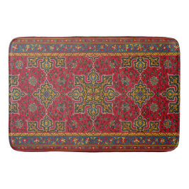 Red & Gold Persian Rug Bath Mat Badematte