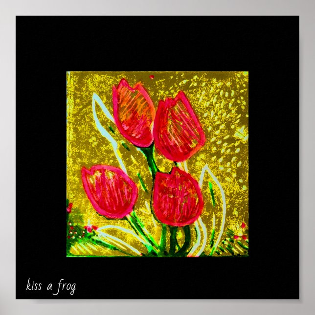 Red & Gold Poster (Vorne)