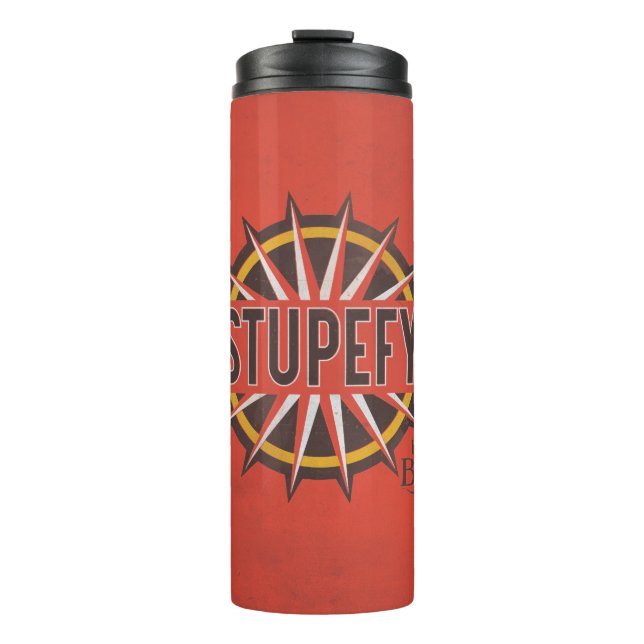 Red & Gold Stupefy Spell Graphic Thermosbecher (Vorderseite)