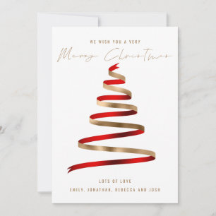 Red Gold Tree 2024 Kalender Frohe Weihnachten