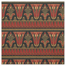 Red Gold und Black Art Déco