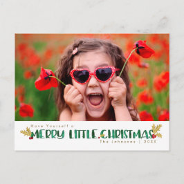 Red & Gold Wasserfarbe Frohe Weihnachten