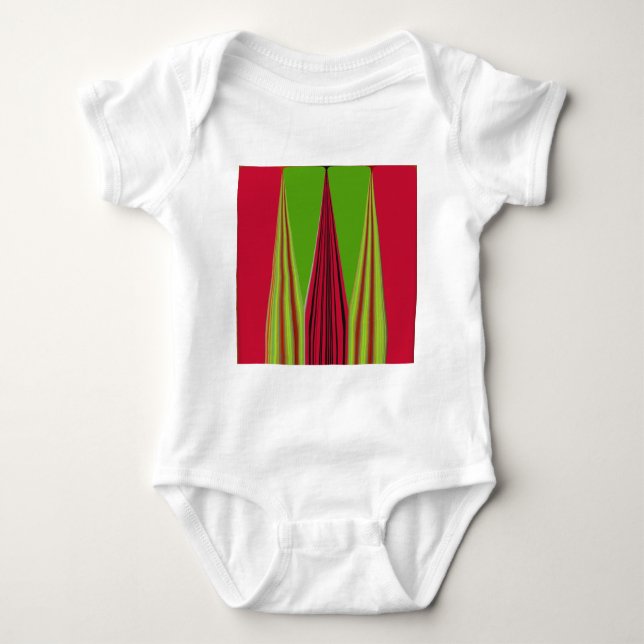 RED GOLDEN GREEN BABY STRAMPLER (Vorderseite)