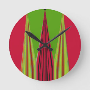 RED GOLDEN GREEN RUNDE WANDUHR