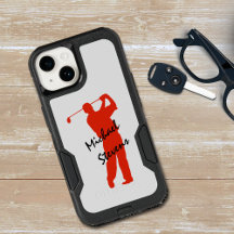 Red Golf Swing Personalisiert