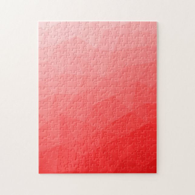 Red gradient geometric mesh pattern puzzle (Vertikal)