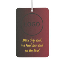 Red Gradient Lion City Car Air Freshener Autolufterfrischer