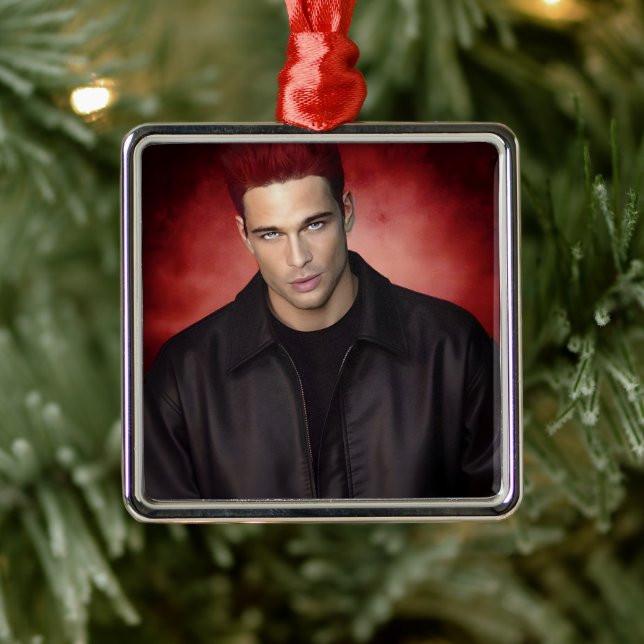 Red Gravity ornament (Baum)