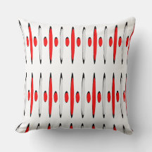 Red Gray Black Retrofuturism Designer Modernist