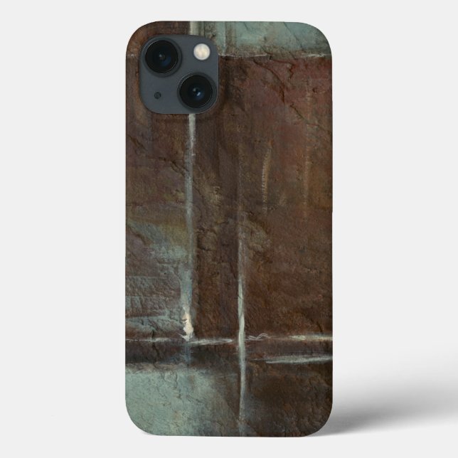 Red & Gray Brick Wall Case-Mate iPhone Hülle (Rückseite)