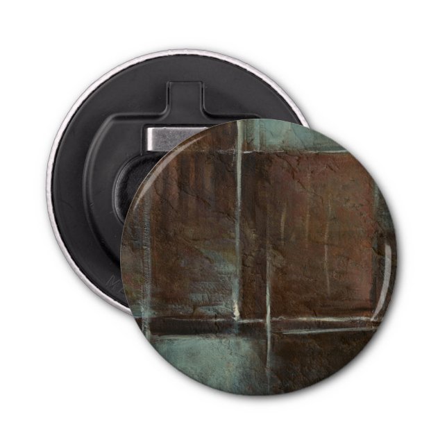 Red & Gray Brick Wall Flaschenöffner (Vorderseite)