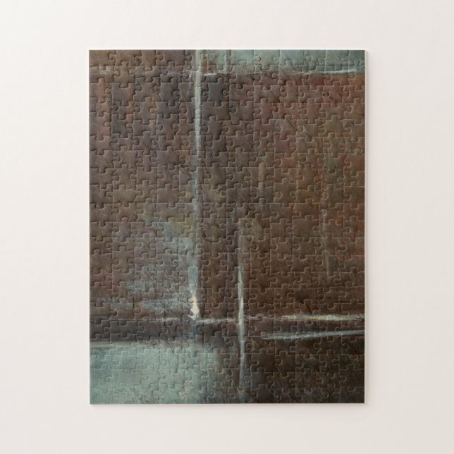 Red & Gray Brick Wall Puzzle (Vertikal)