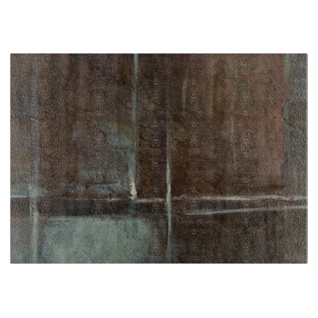 Red & Gray Brick Wall Schneidebrett (Vorderseite)