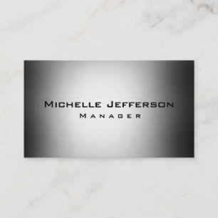 Red Gray Creative Manager Business Card Visitenkarte