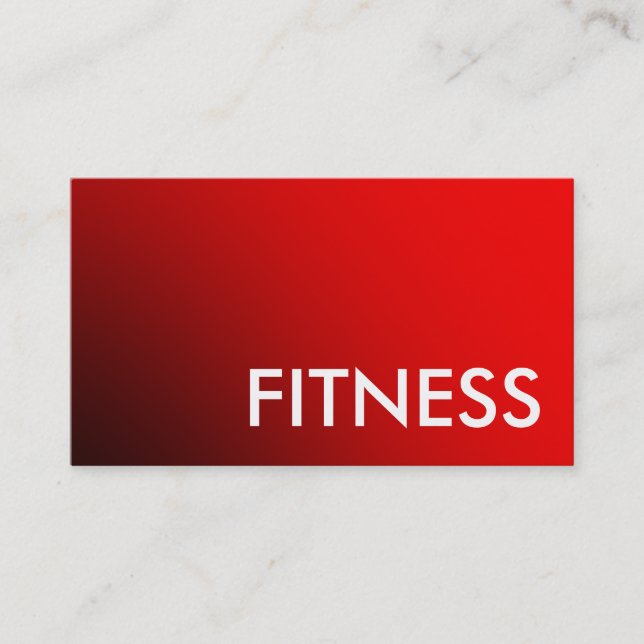 Red Gray Moderne Beruflich Sport Business Card Visitenkarte (Vorderseite)