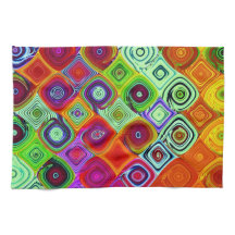 Red Green Abstrakt Mosaik
