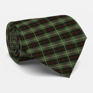 Red Green Black Kariert Tartan Men's Krawatte