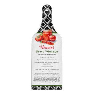 Red Green Black Nonna Custom Recia Schneidebrett