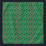 Red Green Candy Cane Peppermint Weihnachtsmann Hun Halstuch<br><div class="desc">Red and Green Candy Cane Weihnachtsferien Pet Dog Bandana</div>