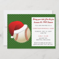 Red & Green Christmas Baseball Turnier