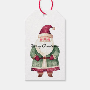 Red Green Christmas Santa Claus Geschenkanhänger