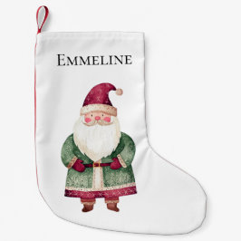 Red Green Christmas Santa Claus Kleiner Weihnachtsstrumpf