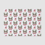 Red Green Christmas Santa Claus Seidenpapier<br><div class="desc">Red Green Christmas Santa Claus</div>