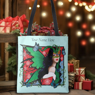 Red Green Christmas Solstice Fairy