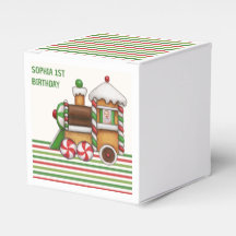 Red Green Chugga Chugga Bahn 1. Geburtstag niedlic