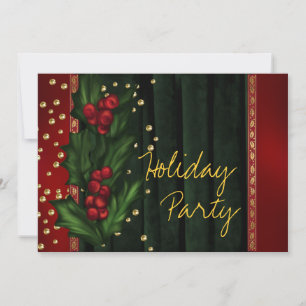 Red Green Corporate Holiday Party Einladung