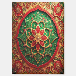 Red Green Decorative Christmas Holiday Magnet