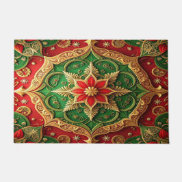 Red Green Decorative Holiday Doormat Fußmatte