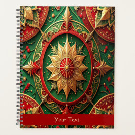 Red Green Decorative Holiday Planer