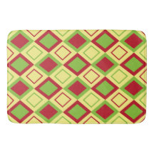 Red Green Diamond Geometric