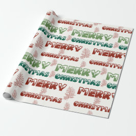 Red Green frohe Weihnachten Geschenkpapier