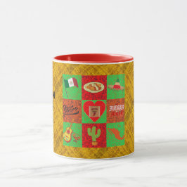 Red Green Gold Mexikaner Tasse