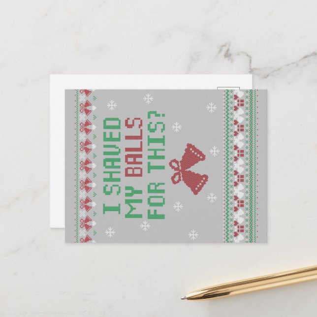 Red Green | Ich habe meine Bälle dafür geteilt? Postkarte (Vorderseite/Rückseite Beispiel)