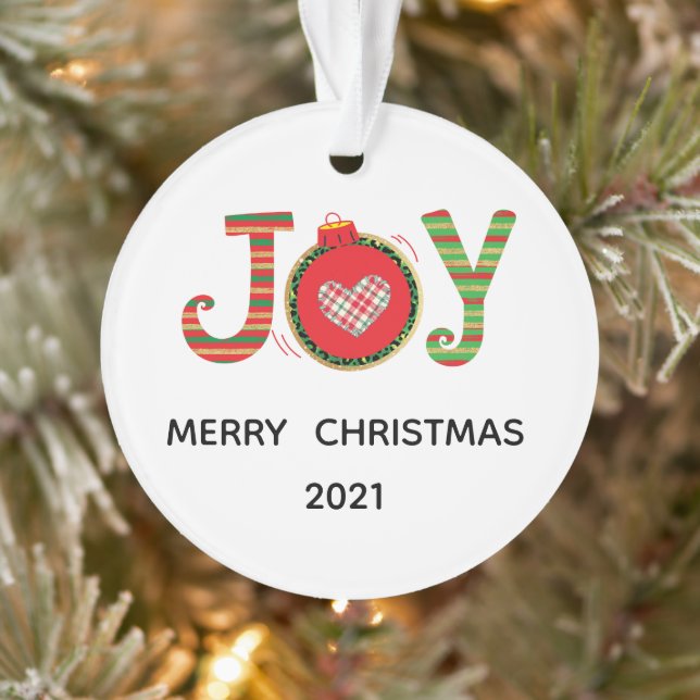 Red Green Joest Weihnachtsfeiertag Ornament (Baum)