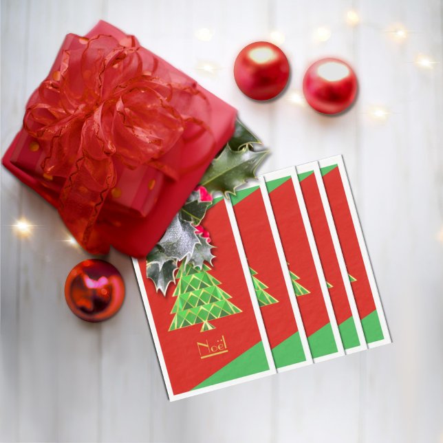 Red Green Joyoux Weihnachten Serviette (Von Creator hochgeladen)