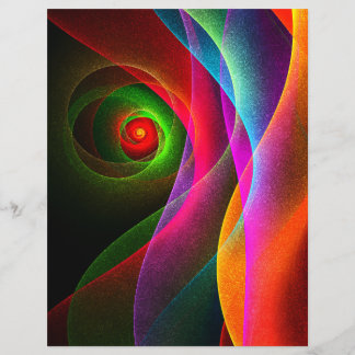 Red Green Orange Modern Abstrakt Art Pattern #22