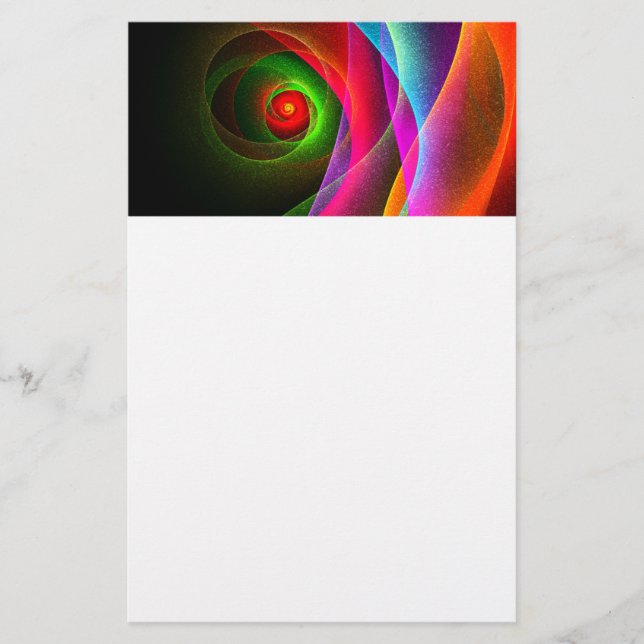 Red Green Orange Modern Abstrakt Art Pattern #22 Briefpapier (Vorderseite)