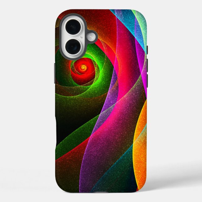Red Green Orange Modern Abstrakt Art Pattern #22 Case-Mate iPhone Hülle (Rückseite)