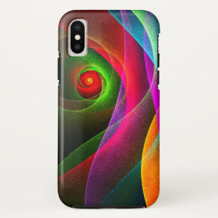 Red Green Orange Modern Abstrakt Art Pattern #22 Case-Mate iPhone Hülle