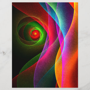 Red Green Orange Modern Abstrakt Art Pattern #22 Flyer