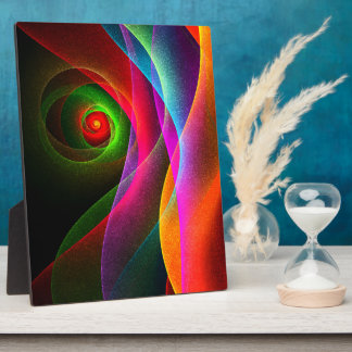 Red Green Orange Modern Abstrakt Art Pattern #22 Fotoplatte