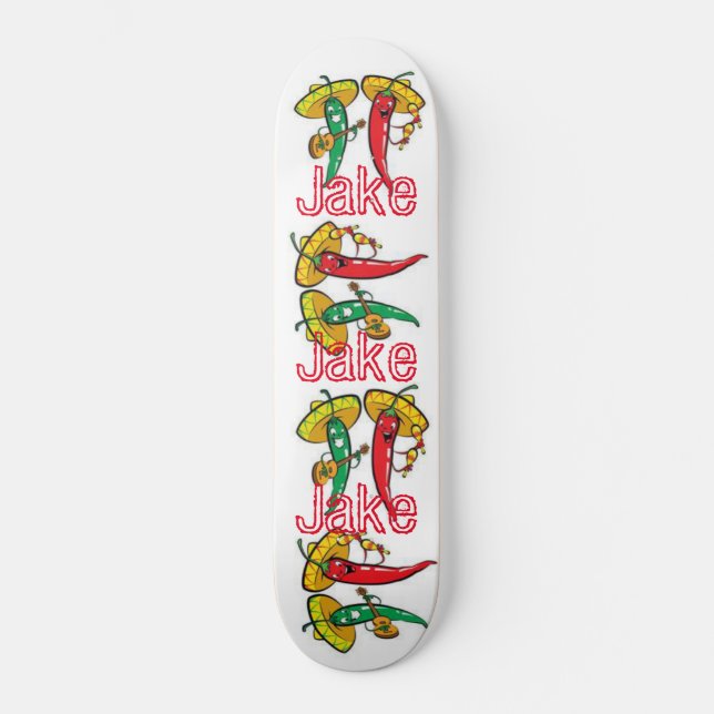 Red Green Pepper, Skateboard (Vorderseite)
