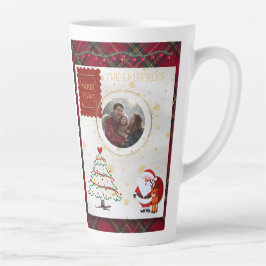Red Green Plaid Christmas  Milchtasse