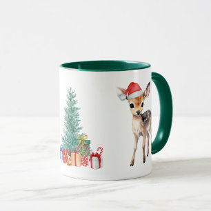 Red Green Rentier Santa Merry Weihnachtsfest Party Tasse